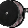 K&N Street Metal Air Intake System Hammer Black #RK-3933B Harley Davidson
