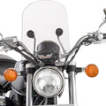 Slipstreamer HD-3 Tombstone Windshield Clear/Chrome #HD-3-CHR-C