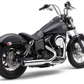 Cobra PowrPro Rpt 2-into-1 Full Exhaust Chrome Harley Dyna 2012-2017