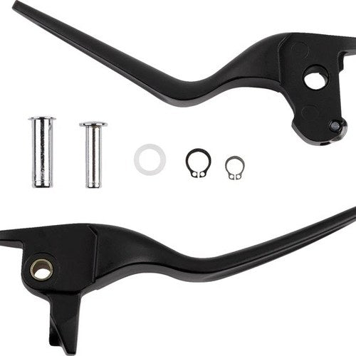Drag Specialties Custom Lsr Lever Set Black #264576 Harley Davidson