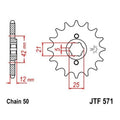 JT Front Sprocket 530 16T Yamaha Radian/FZ600/Maxim 550/Seca 550/FJ600/Maxim 400