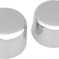 DS Chrome Axle Caps Front Harley Davidson 139084