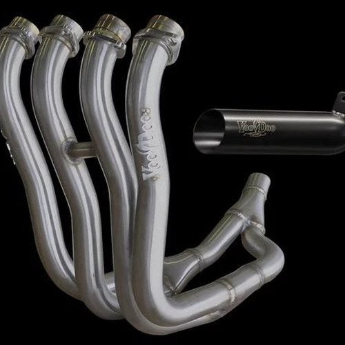 VooDoo Shorty 4:1 Full Exhaust System Black for Suzuki GSX-R1000 2005-2006