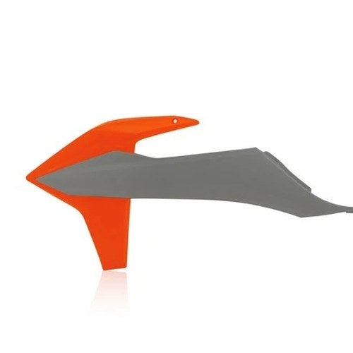 Acerbis Radiator Shrouds Gray/Orange 2726511294 KTM