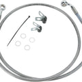 DS Braided Brake Line Kit Front +6" Harley Fxsti Std 2001-2006