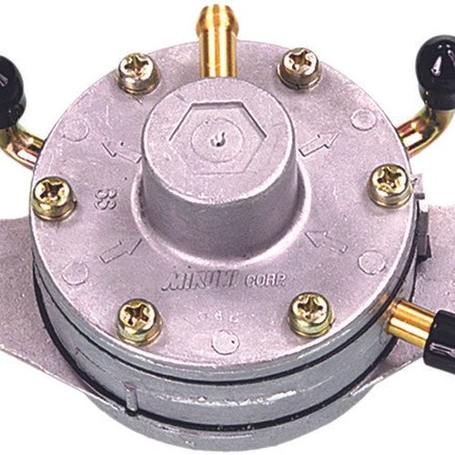 Mikuni Flush Mount Pulse Fuel Pump for Dual Carburetors 35 L/Hr Flow Rate