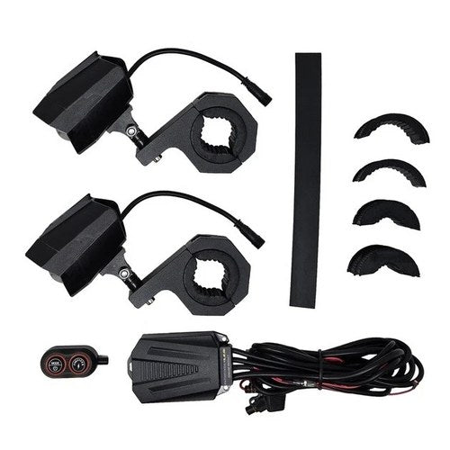 Pathfinder Dual Switchback LED Lights w/Wireless Remote Black
