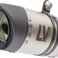 Leo Vince LV Pro Slip-On Exhaust Stainless/Stainless/Carbon #14171E for Kawasaki