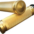 Accutronix Custom Brass Grips Knurled Throttle By Wire #GR101-K5 Harley Davidson
