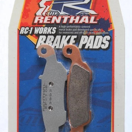 Renthal RC-1 Works Brake Pads Front #BP-106 Yamaha YZ250F/YZ125/YZ250/YZ450F