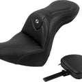 Saddlemen RoadSofa CF Seat With Backrest #284946 Harley Davidson