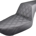 Saddlemen Step-Up LS Seat F. Lattice Stitch Black #283584 Harley Davidson Dyna