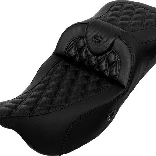 Saddlemen Heated RoadSofa LS/CF Ext. Reach Seat #284906 Harley Davidson
