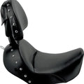 Saddlemen Renegade Heels Down Solo Seat With Backrest Studded #283087