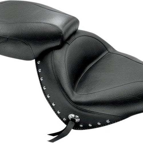 Mustang Wide Touring Seat Studded/Conchos #76190 for Honda VTX1300C 2004-2009
