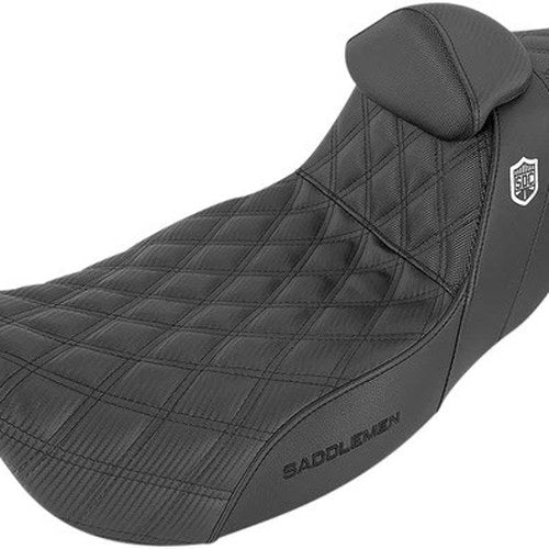 Saddlemen Sdc Performance Gripper Seat With Backrest #284145 Harley Davidson