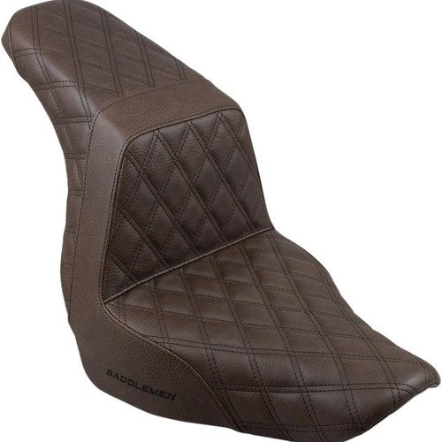 Saddlemen Step-Up LS Seat Brown #283765 Harley Davidson