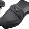 Saddlemen Heated RoadSofa CF Seat With Backrest #283975 Harley Davidson