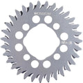 Vortex 420 Aluminum Rear Sprocket 31T Silver for Kawasaki Z125 Pro 2017-2023