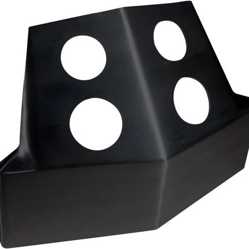 Speed Merchant Aluminum Skid Plate Black #SM-DSP91-05BLK Harley Dyna 1991-2005