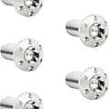 Arlen Ness Hub Mount Front Brake Rotor Bolts 5/16"-18 Silver 5-Pack #300-912
