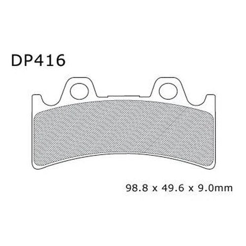 DP Standard Brake Pads #DP416 Triumph/Yamaha Daytona 900 Super III/FZR1000