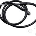 DS Black Vinyl Front Upper ABS Brake Line Kit 43-3/4" +8" Black #212054