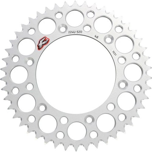 Renthal 520 Ultralight Aluminum Rear Sprocket 46T Silver Husqvarna 701 2017-2026