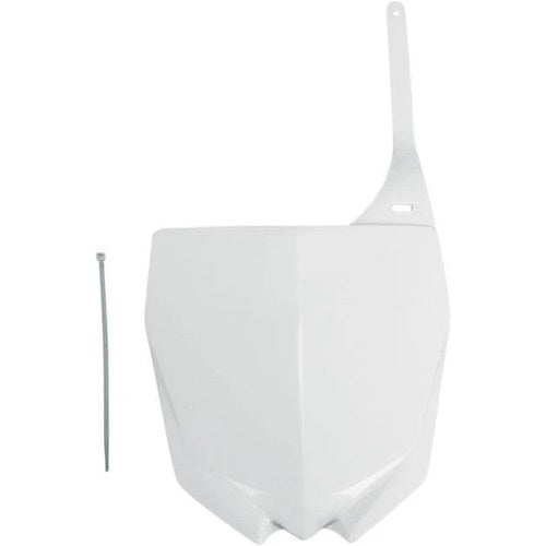 UFO Number Plate Front White YA04813046 for Yamaha
