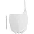 UFO Number Plate Front White YA04813046 for Yamaha