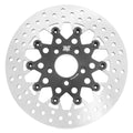 Twin Power Floating Mesh Brake Rotor 11.5" Rear Black #1400TB Harley Davidson
