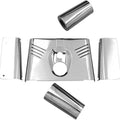 DS Ribbed Fork Tins w/ Slider Covers Chrome Harley Davidson #139089