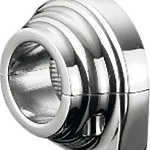 HardDrive Billet Throttle Clamp Double Cable Snap-In Type Chrome