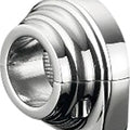 HardDrive Billet Throttle Clamp Double Cable Snap-In Type Chrome