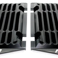 Flo Motorsports High Flow Radiator Braces Black for Yamaha YZ125/YZ250/YZ250X