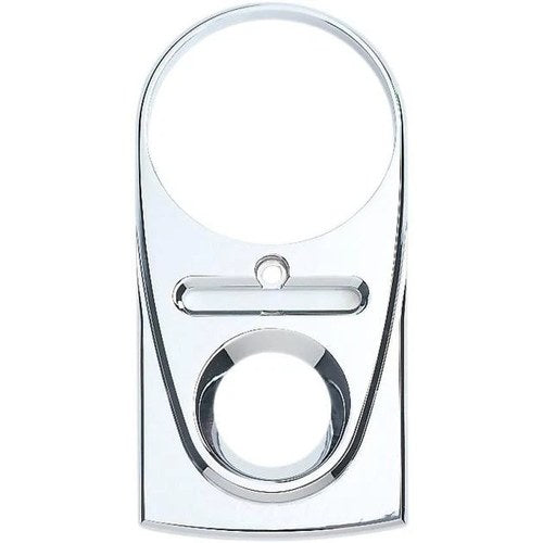 Joker Machine Teardrop Dash Panel Upper Smooth Chrome #04-21S Harley Davidson