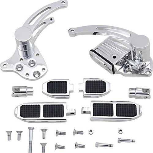 Gma Forward Controls with Brake Master Cylinder Polished Harley Softail 86-99