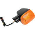 K&S DOT Turn Signal Assembly Single Filament Rear Right Black Amber #25-1113