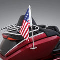 Show Chrome Trunk Mount Flag Pole Chrome #52-974 for Honda Goldwing