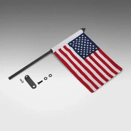 Show Chrome Folding Flag Pole Black #44-104BK Polaris