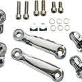 Ciro RydeCulture Charles Chapa Adjustable Footpeg Mounts Chrome #6R200 Indian
