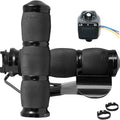 Avon Air Cushion Heated Grips with Throttle Boss Black #MT-AIR-90-A-B-H