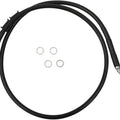 DS Extended Front Brake Line Kit Black Non-ABS +6" Oversize #3300589