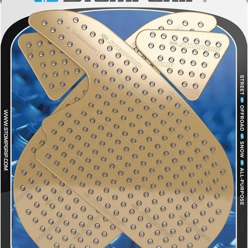 Stomp Volcano Profile Traction Pad Tank Grips Clear for Honda Cbr 600 2013-2025