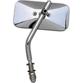 Emgo Classic Chopper Mirror Rectangular 8mm Aluminum Chrome Harley-Davidson