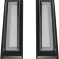 Kuryakyn Tracer LED Inserts for Saddlebag Supports Black Clear #2901