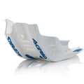 Acerbis Skid Plate with Linkage Guard White/Blue Husqvarna FE 501 2020-2023
