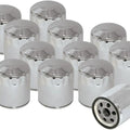 S&S Low-Restriction Oil Filter Chrome 12-Pack #310-0240 Harley Davidson