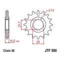 JT Front Sprocket 530 16T #JTF580.16 for Yamaha
