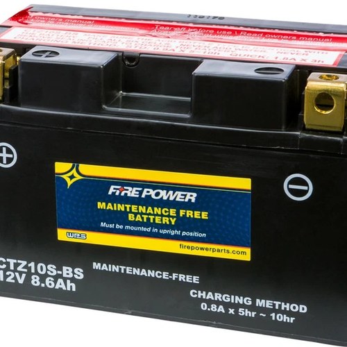 Wps Fire Power CTZ10S-BS Maintenance Free Battery #CTZ10S-BS